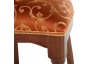 Стул Бергамо темный орех / пратто коричневый декоративная отделка сидения