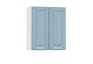 Шкаф навесной 600 Маргарита голубая (2 двери)