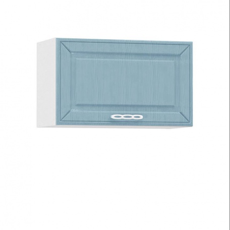 Шкаф горизонтальный 600 Маргарита голубая (1 дверь)