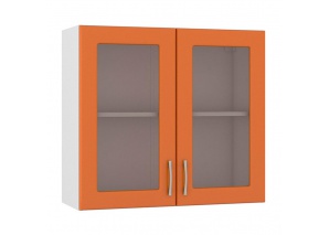 Шкаф-витрина Сандра манго 800 (2 двери)